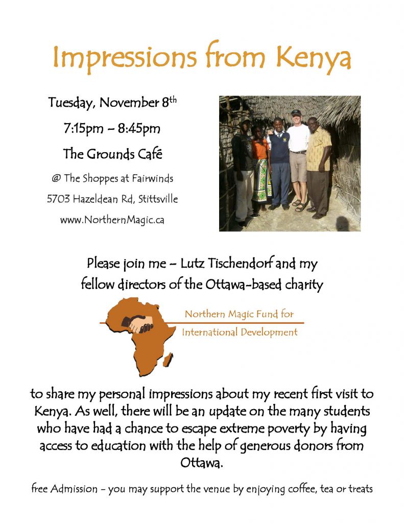 Impressions from Kenya - November 8